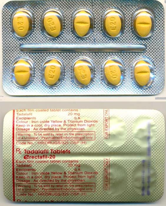 Erectafil 20 mg by Combitic Global